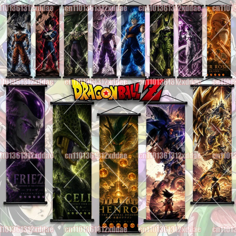 Classic Anime Dragon Ball Poster Goku and Vegeta Artwork White Canvas Scroll Painting Cool Gift Art Wall Decor for Fans
Classic Anime Dragon Ball Poster Goku and Vegeta Artwork White Canvas Scroll Painting Cool Gift Art Wall Decor for Fans