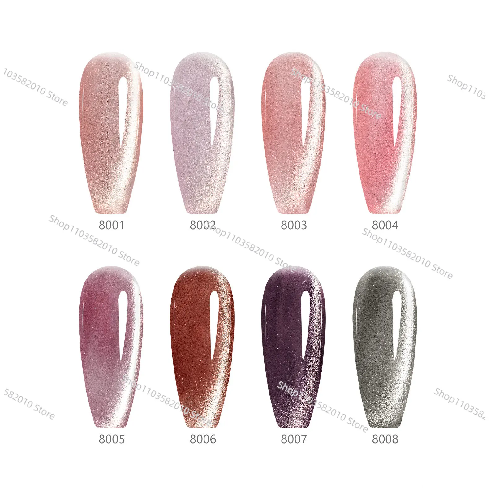 C Cat Eye Series Hema Free UV Gel Nails Polishs Enamels Kit 8pcs DIY Salons Use Gel with LED Lamp Source Uv Gel Kit
C Cat Eye Series Hema Free UV Gel Nails Polishs Enamels Kit 8pcs DIY Salons Use Gel with LED Lamp Source Uv Gel Kit