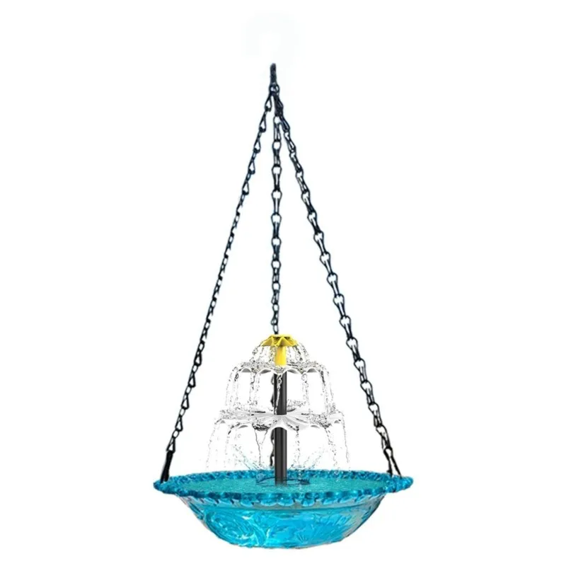 B50C Solar Cascade Hanging Bird Bath Fountain, Hanging Bird Bath With Solar Fountain For Outdoor Garden Decor, Patio Backyard
B50C Solar Cascade Hanging Bird Bath Fountain, Hanging Bird Bath With Solar Fountain For Outdoor Garden Decor, Patio Backyard