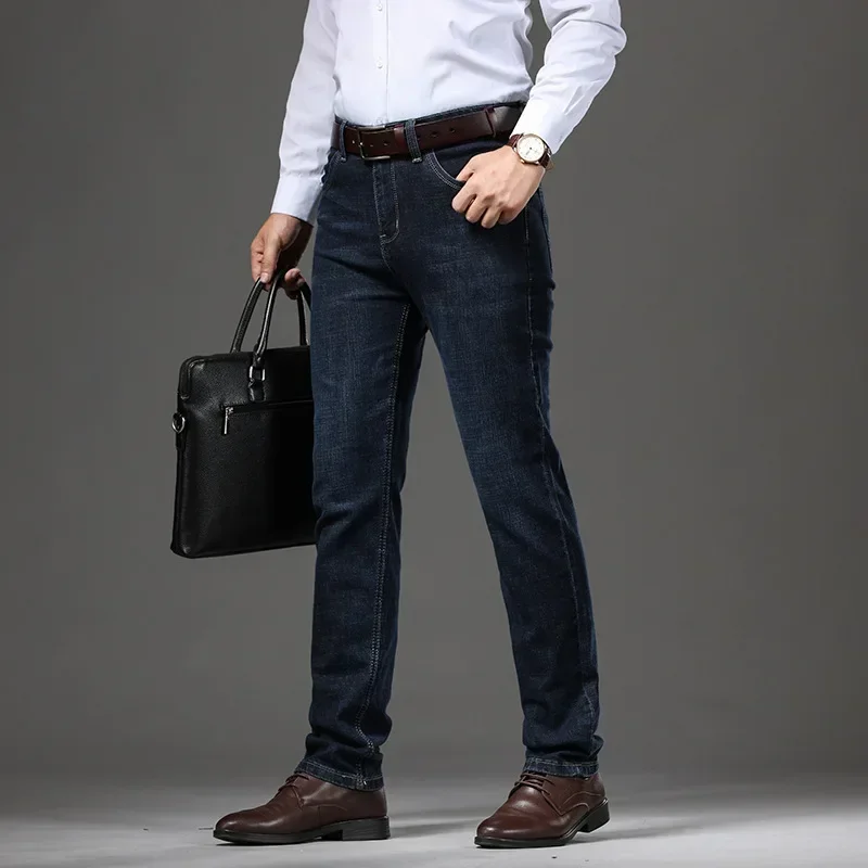 Men's Loose Large-size Business Casual Pants for Autumn and Winter. Youthful, Versatile Straight-leg Stretch Slim-fit Jeans.
Men's Loose Large-size Business Casual Pants for Autumn and Winter. Youthful, Versatile Straight-leg Stretch Slim-fit Jeans.