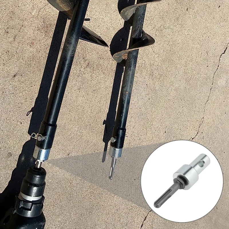 Can connect 4 6-inch ground drills and 1/2-inch electric drills, durable and sturdy, garden spiral drill electric drill adapter,
Can connect 4 6-inch ground drills and 1/2-inch electric drills, durable and sturdy, garden spiral drill electric drill adapter,