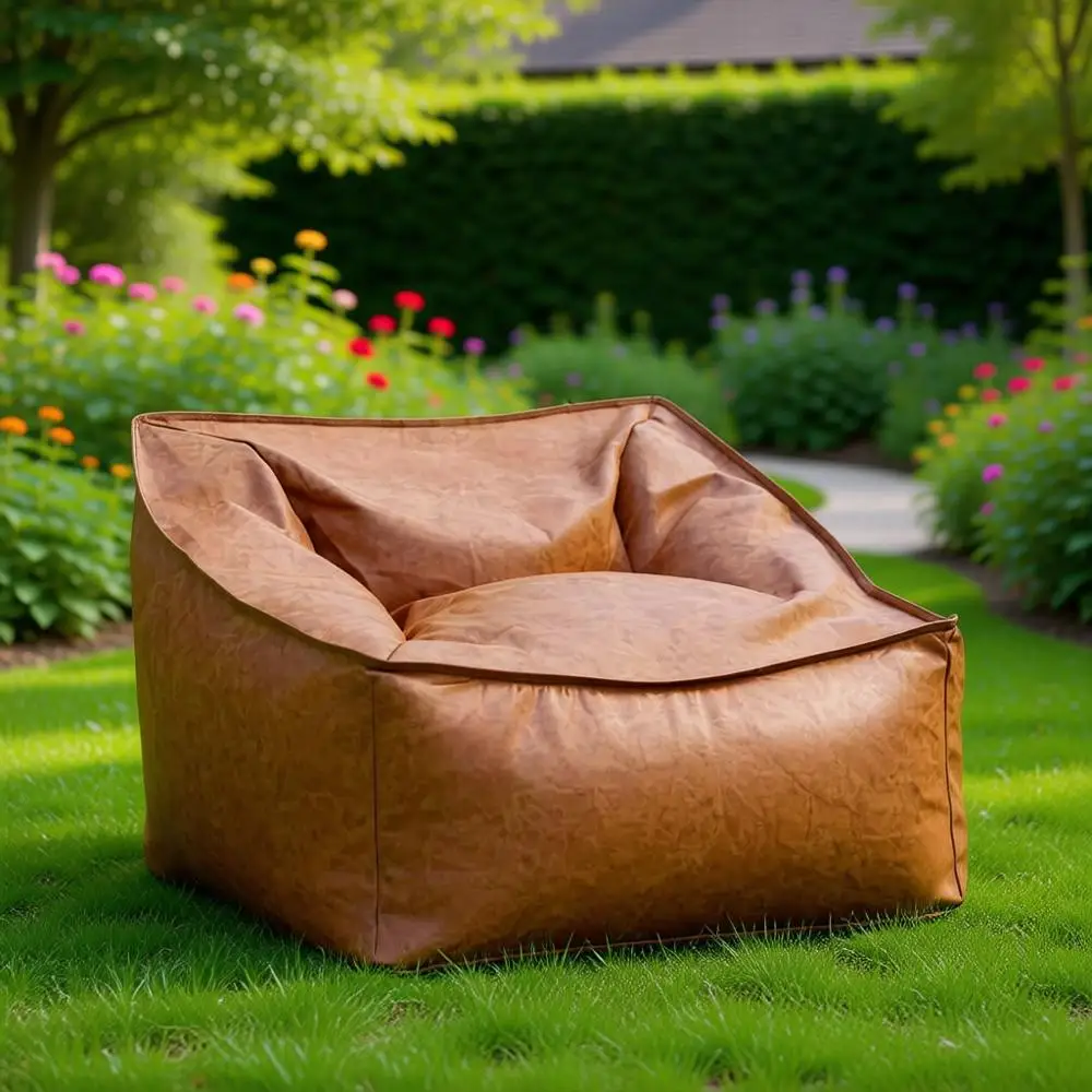 Кресло-мешок с чехлом из искусственной кожи без наполнителя для взрослых - коричневое, размер 1
Кресло-мешок с чехлом из искусственной кожи без наполнителя для взрослых - коричневое, размер 1