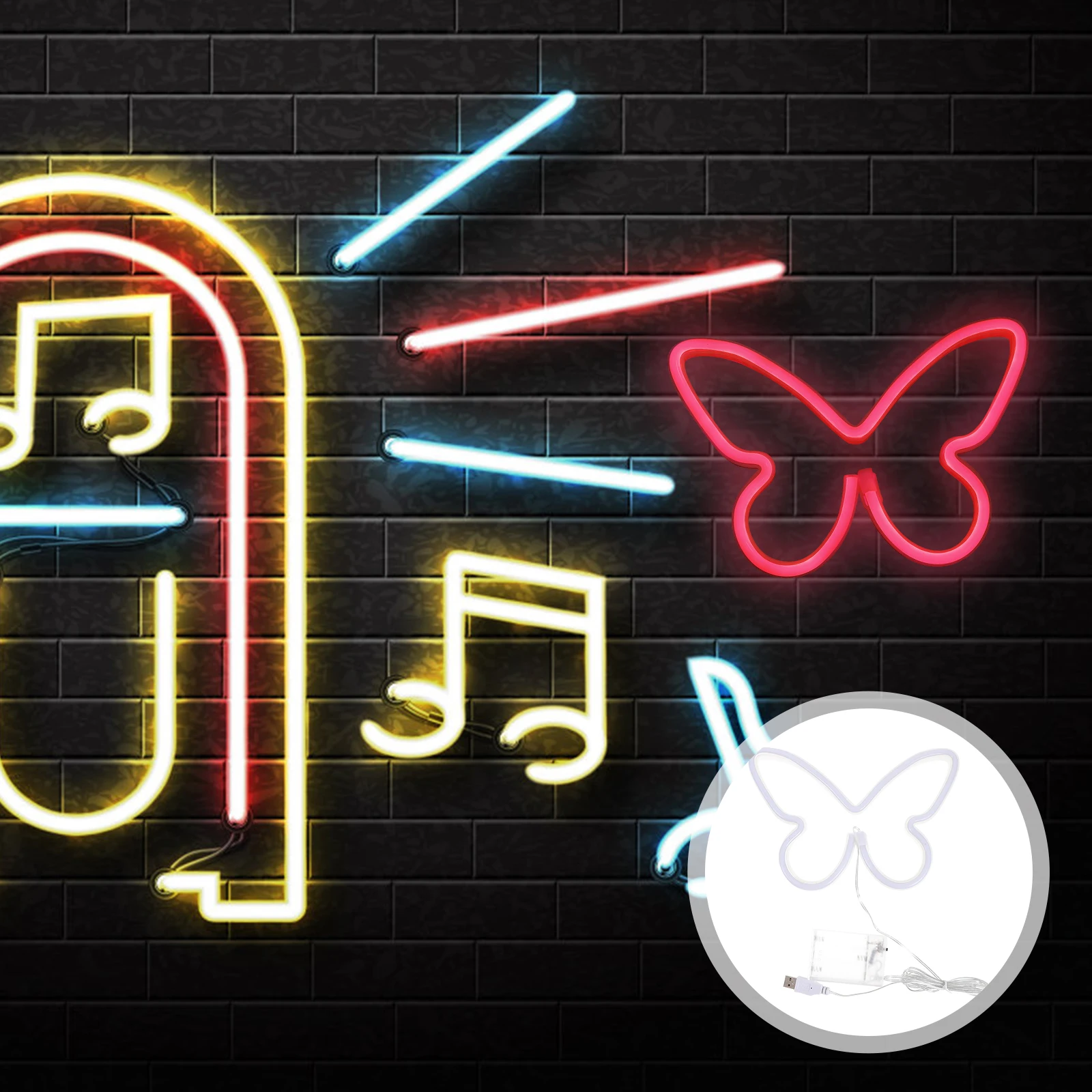 Butterfly Neon PVC Led Night Light LED Sign USB Charging Table Lamp Decorative Bedroom Wall Light Gifts Led Night Glow
Butterfly Neon PVC Led Night Light LED Sign USB Charging Table Lamp Decorative Bedroom Wall Light Gifts Led Night Glow
