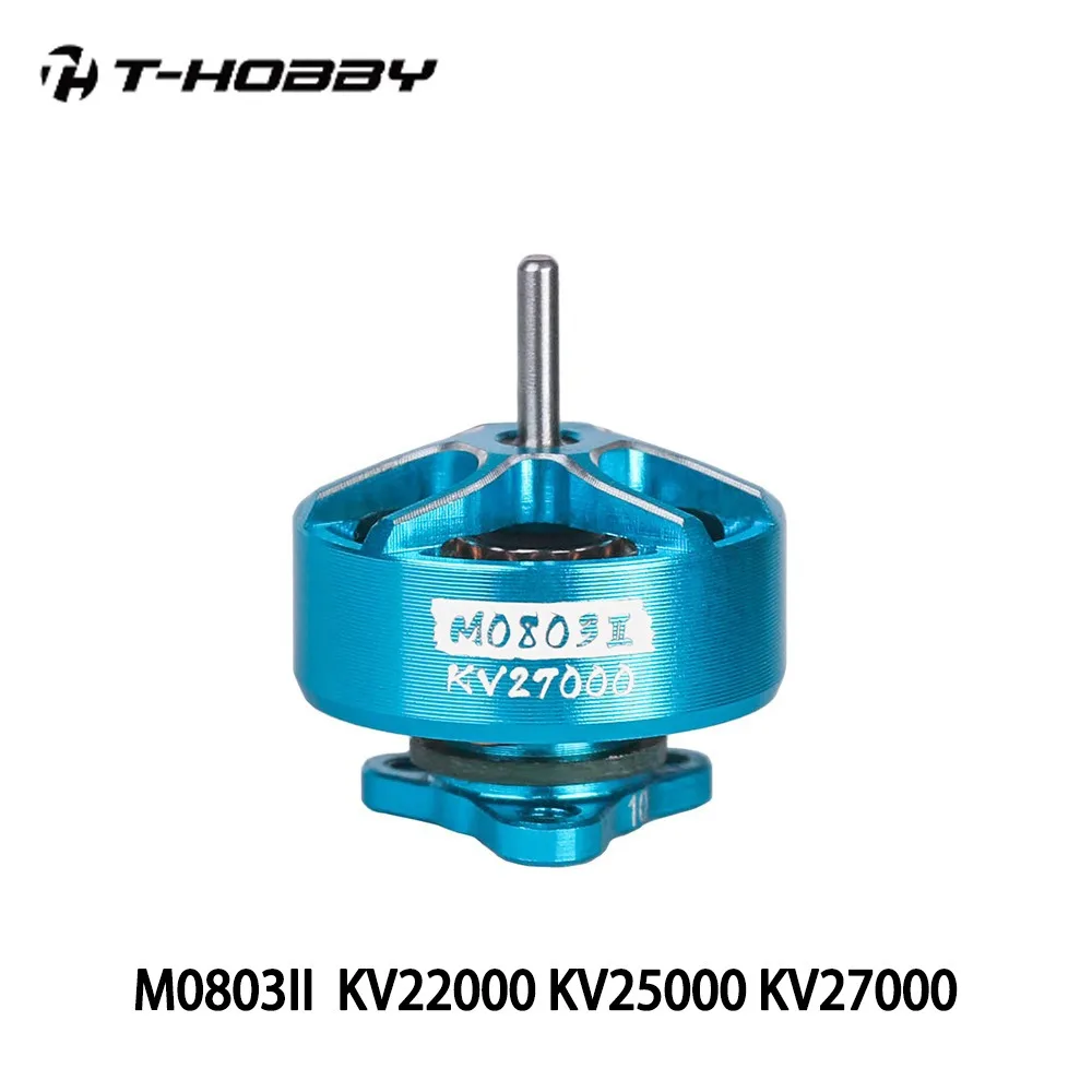 T-Hobby M0803II 0803 22000KV 25000KV 27000KV FPV Brushless Motor for 65-75mm Micro Whoop
T-Hobby M0803II 0803 22000KV 25000KV 27000KV FPV Brushless Motor for 65-75mm Micro Whoop