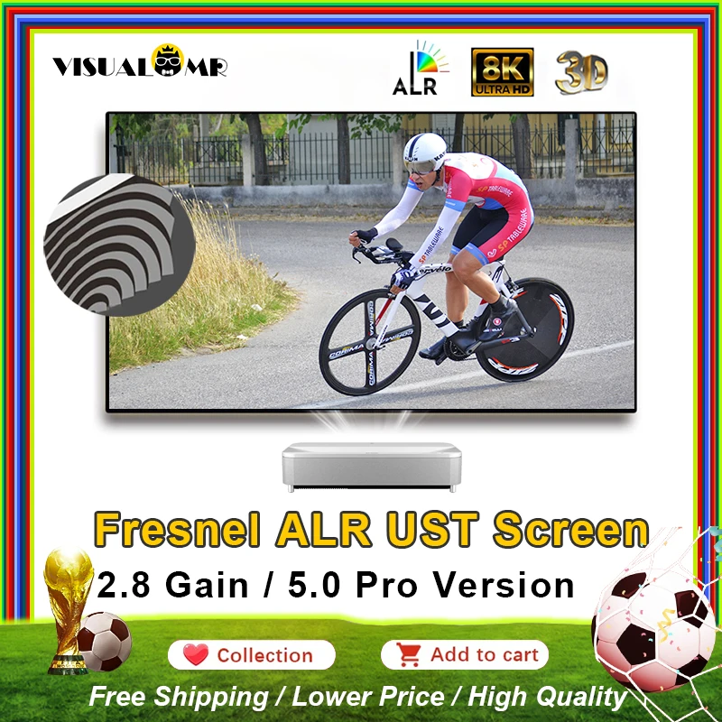 Проекционный экран Fresnel 5.0 Pro ALR UST 72-120 дюймов с фиксированной рамкой, отсекающий внешний свет, идеально подходит для короткофокусных проекторов 4K 8K
Проекционный экран Fresnel 5.0 Pro ALR UST 72-120 дюймов с фиксированной рамкой, отсекающий внешний свет, идеально подходит для короткофокусных проекторов 4K 8K