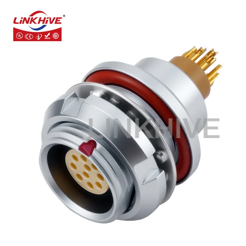 Compatible with Lemo EEG Rear Panel Installing Socket 0T 1T 2T 3T 2 3 4 5 6 7 8 9 10 12 18 20 22 24 26 Pin Push-pull Connector
Compatible with Lemo EEG Rear Panel Installing Socket 0T 1T 2T 3T 2 3 4 5 6 7 8 9 10 12 18 20 22 24 26 Pin Push-pull Connector