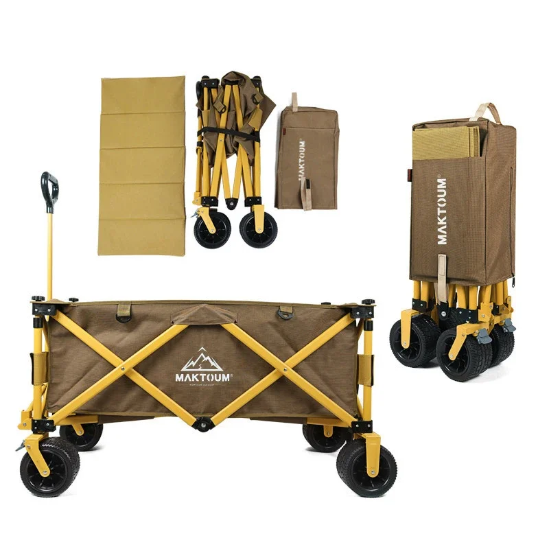 Outdoor Folding wagon Foldable Trolley Load Capacity 220lb Off-Road Wheels Can Be Adapted To Mountain Sand Next Door Grass
Outdoor Folding wagon Foldable Trolley Load Capacity 220lb Off-Road Wheels Can Be Adapted To Mountain Sand Next Door Grass