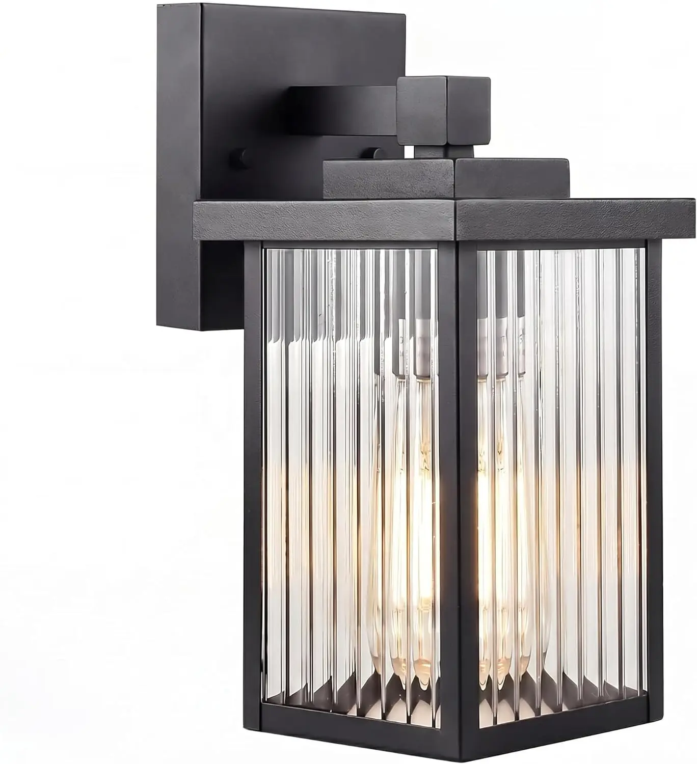 Outdoor Wall Lights for House Exterior - IP65 Waterproof Porch Lights with Textured Glass & Matte Black Metal, Easy Install Exterior Lighting Fixtures for Garage, Front Door
Outdoor Wall Lights for House Exterior - IP65 Waterproof Porch Lights with Textured Glass & Matte Black Metal, Easy Install Exterior Lighting Fixtures for Garage, Front Door