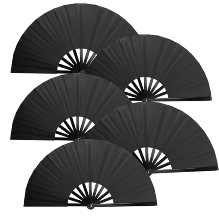 5PCS Large Decorative Folding Fans for Line Dancing, Clacking Fans for Line Dancing, Foldable Handheld Fans, Popping and Clappi
5PCS Large Decorative Folding Fans for Line Dancing, Clacking Fans for Line Dancing, Foldable Handheld Fans, Popping and Clappi
