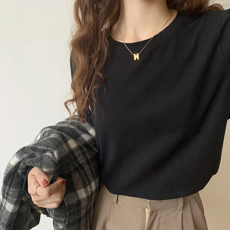 MRMT 2024 Brand New Wool Long Sleeve T-Shirt Women's Top With Solid Cotton Round Neck Slim And Bottomed Women's Tshirt
MRMT 2024 Brand New Wool Long Sleeve T-Shirt Women's Top With Solid Cotton Round Neck Slim And Bottomed Women's Tshirt