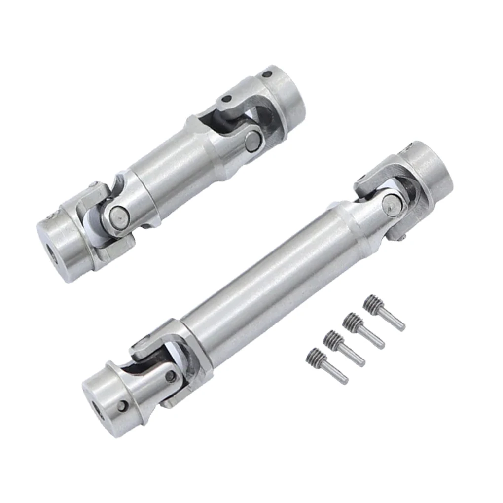 2pcs Aluminum Alloy Spline Metal Drive Shaft Universal Joint Driveshaft for 1/10 RC Crawler Trx4m RC Car Upgrade Accessories
2pcs Aluminum Alloy Spline Metal Drive Shaft Universal Joint Driveshaft for 1/10 RC Crawler Trx4m RC Car Upgrade Accessories