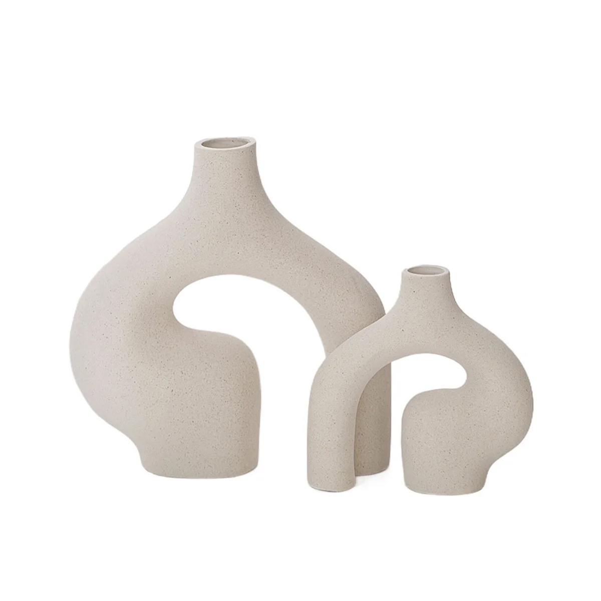 2Pcs Ceramic Vase Modern Vases Decor,Nordic Minimalist Decorative Geometric Vases for Bookshelf
2Pcs Ceramic Vase Modern Vases Decor,Nordic Minimalist Decorative Geometric Vases for Bookshelf