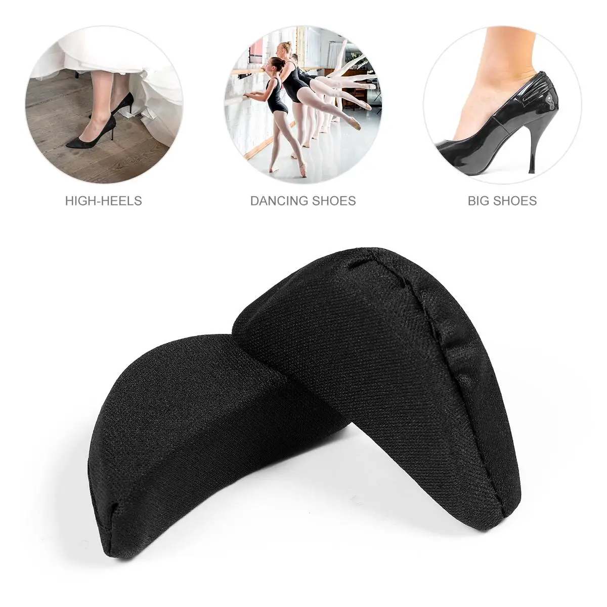 Shoe Fillers Inserts Sponge Cloth Toe Plugs Men Women Big Shoes Heel Slippage Prevention Reusable Washable Reduces
Shoe Fillers Inserts Sponge Cloth Toe Plugs Men Women Big Shoes Heel Slippage Prevention Reusable Washable Reduces