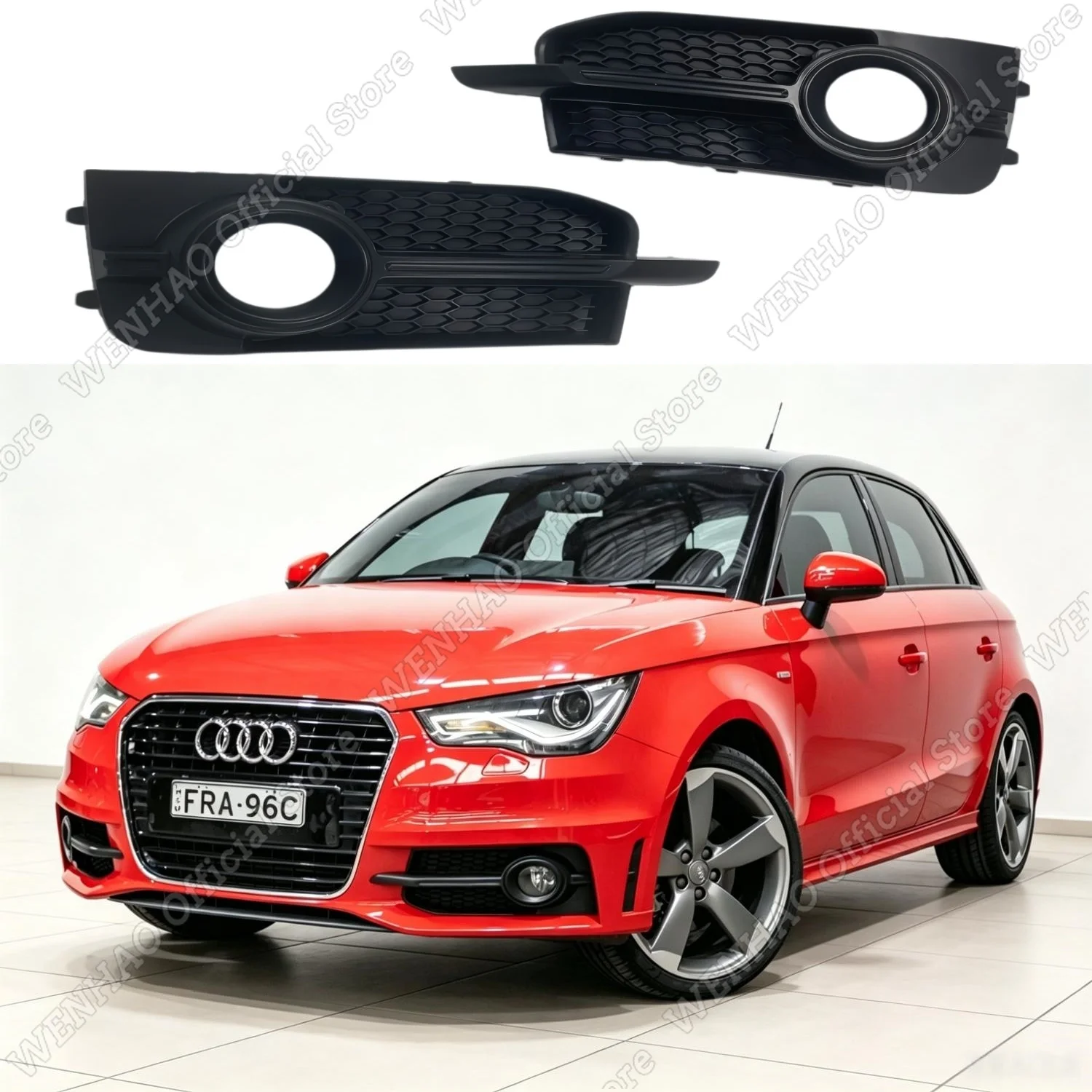 2Pcs Black Car Bumper Fog Light Grill Compatible For Audi A1 8X S-Line 2011-2014 Honeycomb Mesh Fog Lamp Decoration Accessories
2Pcs Black Car Bumper Fog Light Grill Compatible For Audi A1 8X S-Line 2011-2014 Honeycomb Mesh Fog Lamp Decoration Accessories