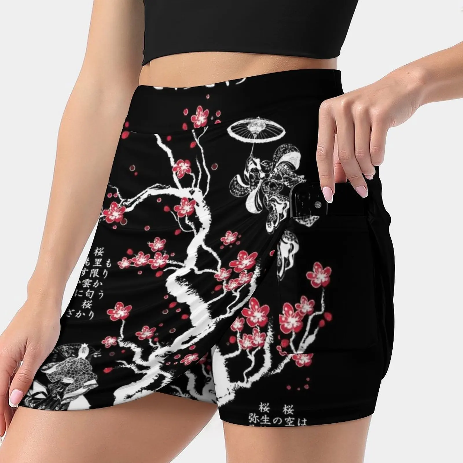 Sakura Sakura ( White ) Women's skirt With Pocket Vintage Skirt Printing A Line Skirts Summer Clothes Sakura Cherry Blossom
Sakura Sakura ( White ) Women's skirt With Pocket Vintage Skirt Printing A Line Skirts Summer Clothes Sakura Cherry Blossom
