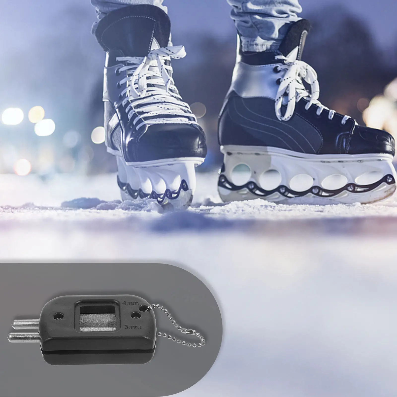 2Pcs Portable Ice Skate Sharpener Professional Sharpening Tool for Hockey Skating Skaters Adjustable Width
2Pcs Portable Ice Skate Sharpener Professional Sharpening Tool for Hockey Skating Skaters Adjustable Width