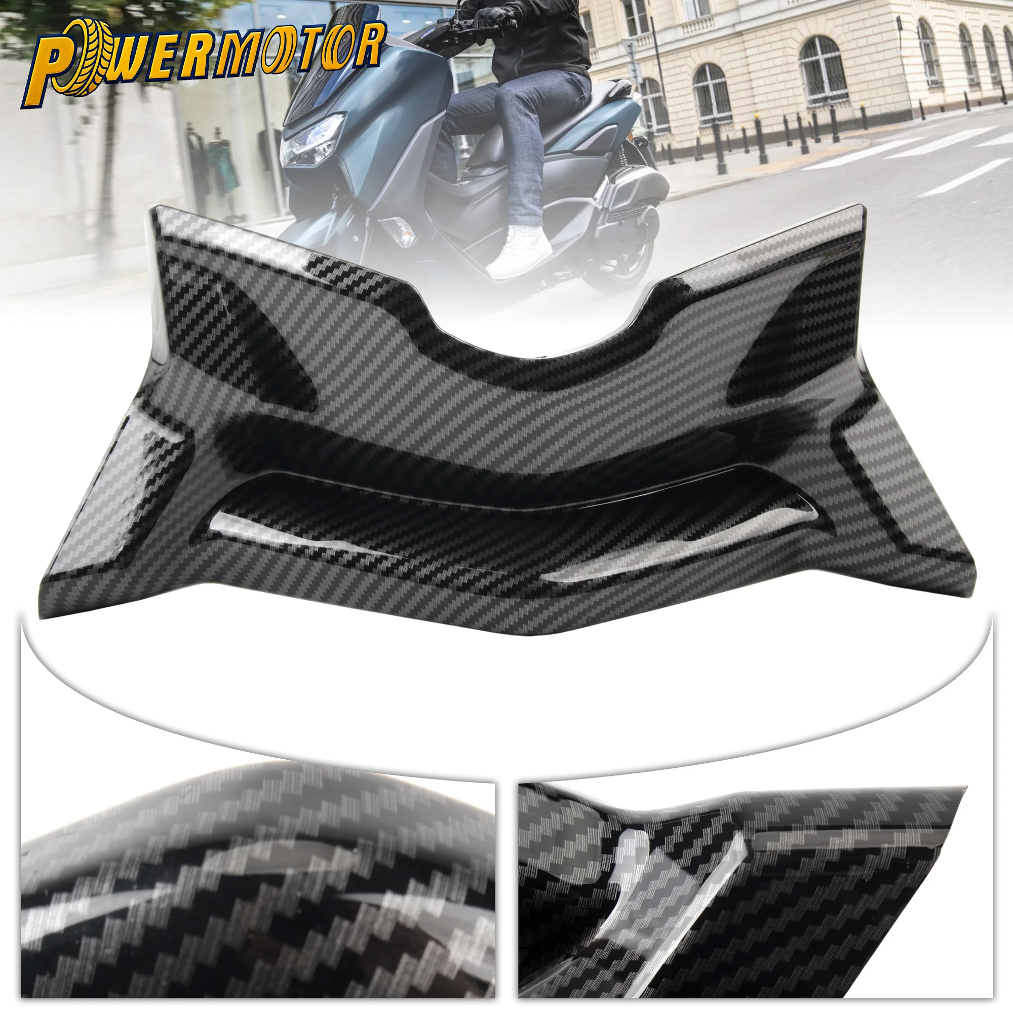 Motorcycle Front Decorative Shell Carbon Fiber Style For Yamaha NMAX 155 V3 2025 Front Spoiler Winglets Aerodynamic Wing Parts
Motorcycle Front Decorative Shell Carbon Fiber Style For Yamaha NMAX 155 V3 2025 Front Spoiler Winglets Aerodynamic Wing Parts