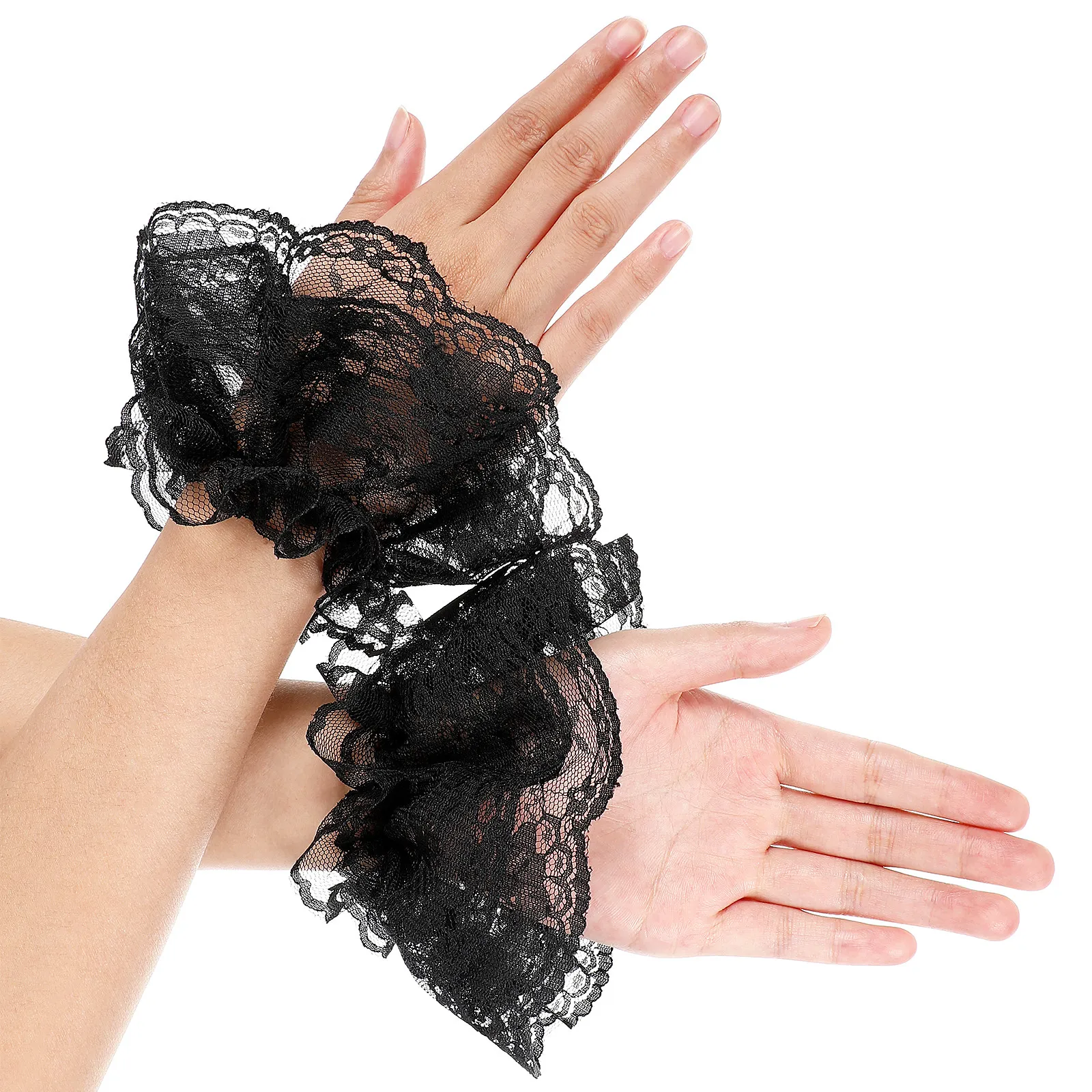 2Pairs Lace Wrist Sleeves Short Elegant Lolita Style Hand Gloves for Wedding Party Evening Dress Accessories Women Girls
2Pairs Lace Wrist Sleeves Short Elegant Lolita Style Hand Gloves for Wedding Party Evening Dress Accessories Women Girls
