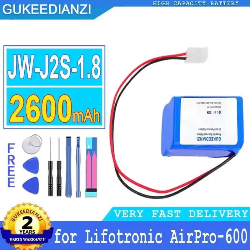 High Performance Air Purifier Battery Reliable Replacement For Lifotronic Airpro-600 JW-J2S-1.8 2600Mah
High Performance Air Purifier Battery Reliable Replacement For Lifotronic Airpro-600 JW-J2S-1.8 2600Mah