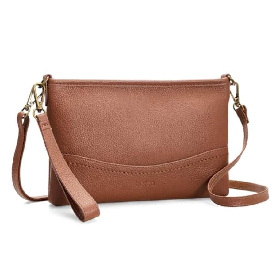 Genuine Leather Wristlet Wallet for Women Soft RFID Leather Clutch Purse with Built in Wallet Trendy Crossbody Bag
Genuine Leather Wristlet Wallet for Women Soft RFID Leather Clutch Purse with Built in Wallet Trendy Crossbody Bag