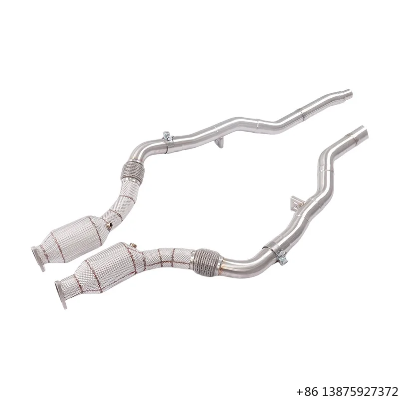 High-Performance for A6 C6 3.0T Stainless Steel Exhaust Muffler Polished Front Pipe System with Customized
High-Performance for A6 C6 3.0T Stainless Steel Exhaust Muffler Polished Front Pipe System with Customized