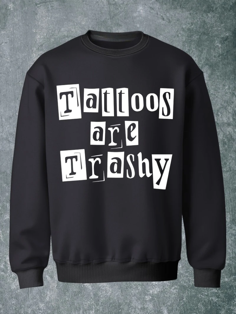 Tattoos Polyester Fiber Polyester Fashionable Mens 2025 Autumn and Winter Round-neck Hoodie Is for Both Men and Women Top
Tattoos Polyester Fiber Polyester Fashionable Mens 2025 Autumn and Winter Round-neck Hoodie Is for Both Men and Women Top
