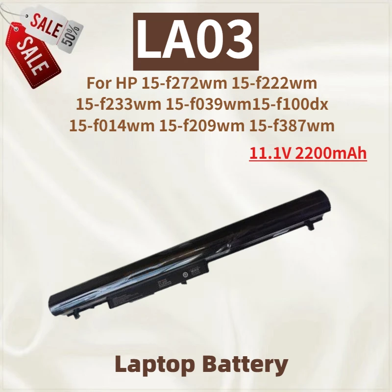 Высококачественный аккумулятор для ноутбука LA03, 11,1 В, 2200 мАч, для HP 15-f233wm, 15-f039wm, 15-f272wm, 15-f222wm, 15-f100dx, 15-f014wm, абсолютно новый
Высококачественный аккумулятор для ноутбука LA03, 11,1 В, 2200 мАч, для HP 15-f233wm, 15-f039wm, 15-f272wm, 15-f222wm, 15-f100dx, 15-f014wm, абсолютно новый
