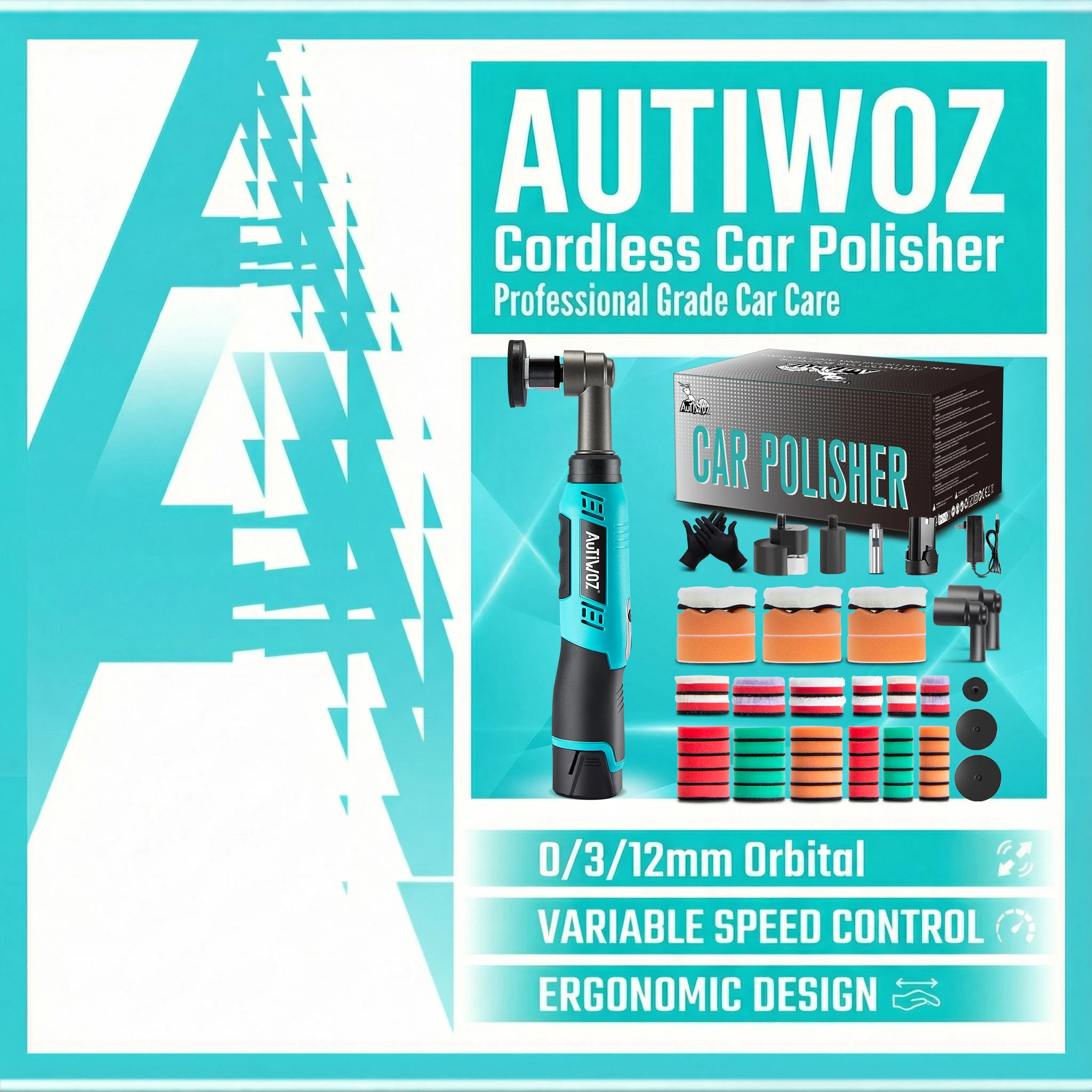 Беспроводная мини-полировальная машина AUTIWOZ, 1/2/3 дюйма, DA и вращающийся буфер, 12 мм, орбита, 6 скоростей, для удаления царапин, аккумулятор 2000 мАч
Беспроводная мини-полировальная машина AUTIWOZ, 1/2/3 дюйма, DA и вращающийся буфер, 12 мм, орбита, 6 скоростей, для удаления царапин, аккумулятор 2000 мАч