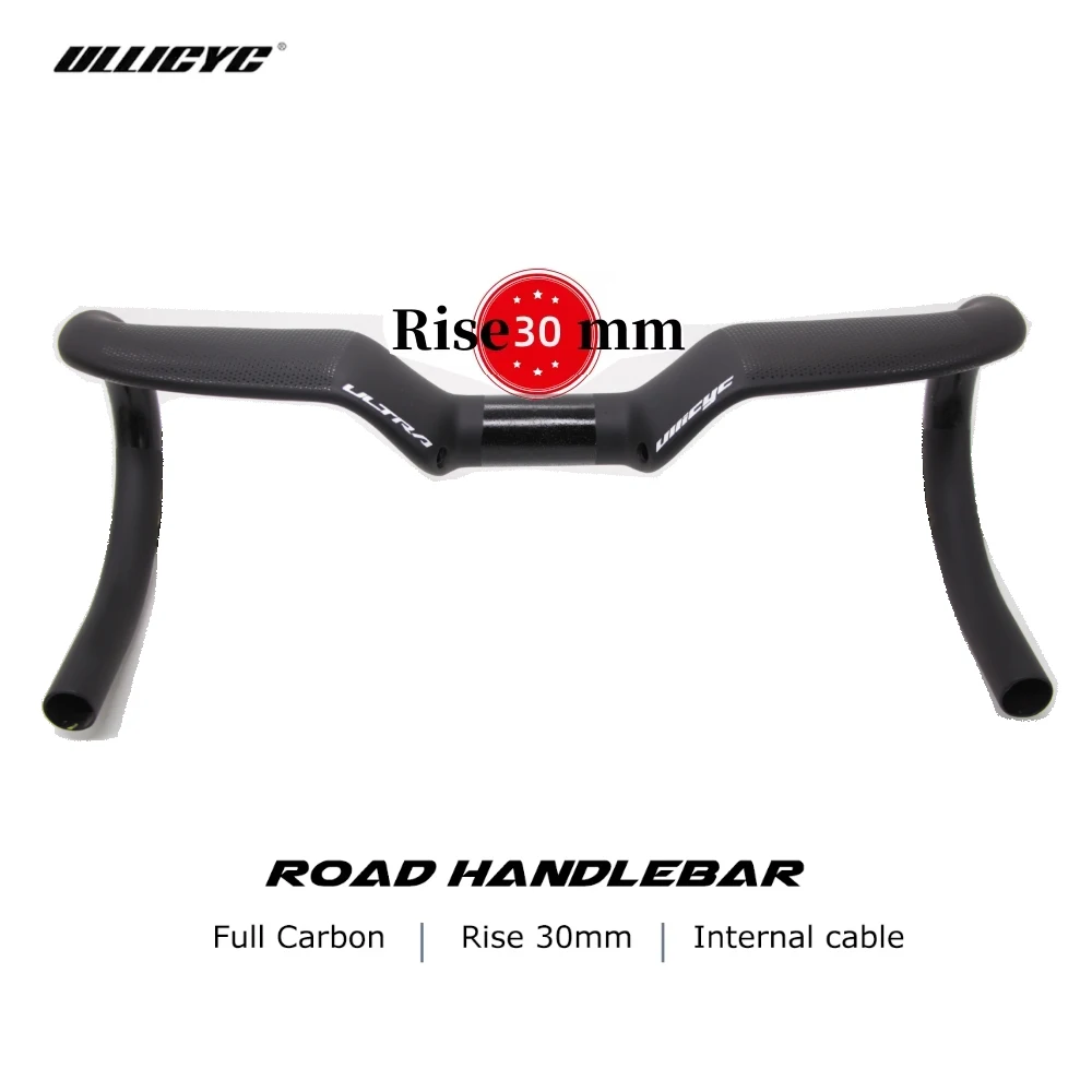 ULLICYC Rise 30mm,Full Carbon Internal Cable Road Handlebar,Drop Lift Gravel Cockpit,Black Matt Width 400mm-440mm
ULLICYC Rise 30mm,Full Carbon Internal Cable Road Handlebar,Drop Lift Gravel Cockpit,Black Matt Width 400mm-440mm