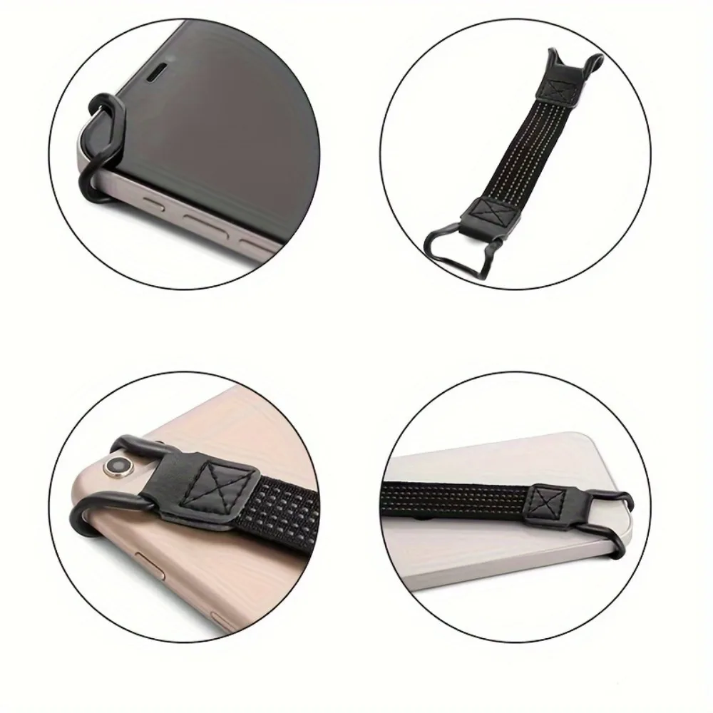 A Phone Drop-Resistant Strap with an Elastic Holder, Designed for One-Handed Operation, Featuring a Creative Anti-Slip Grip, a Phone Ring Holder, And a Mobile Stand
A Phone Drop-Resistant Strap with an Elastic Holder, Designed for One-Handed Operation, Featuring a Creative Anti-Slip Grip, a Phone Ring Holder, And a Mobile Stand