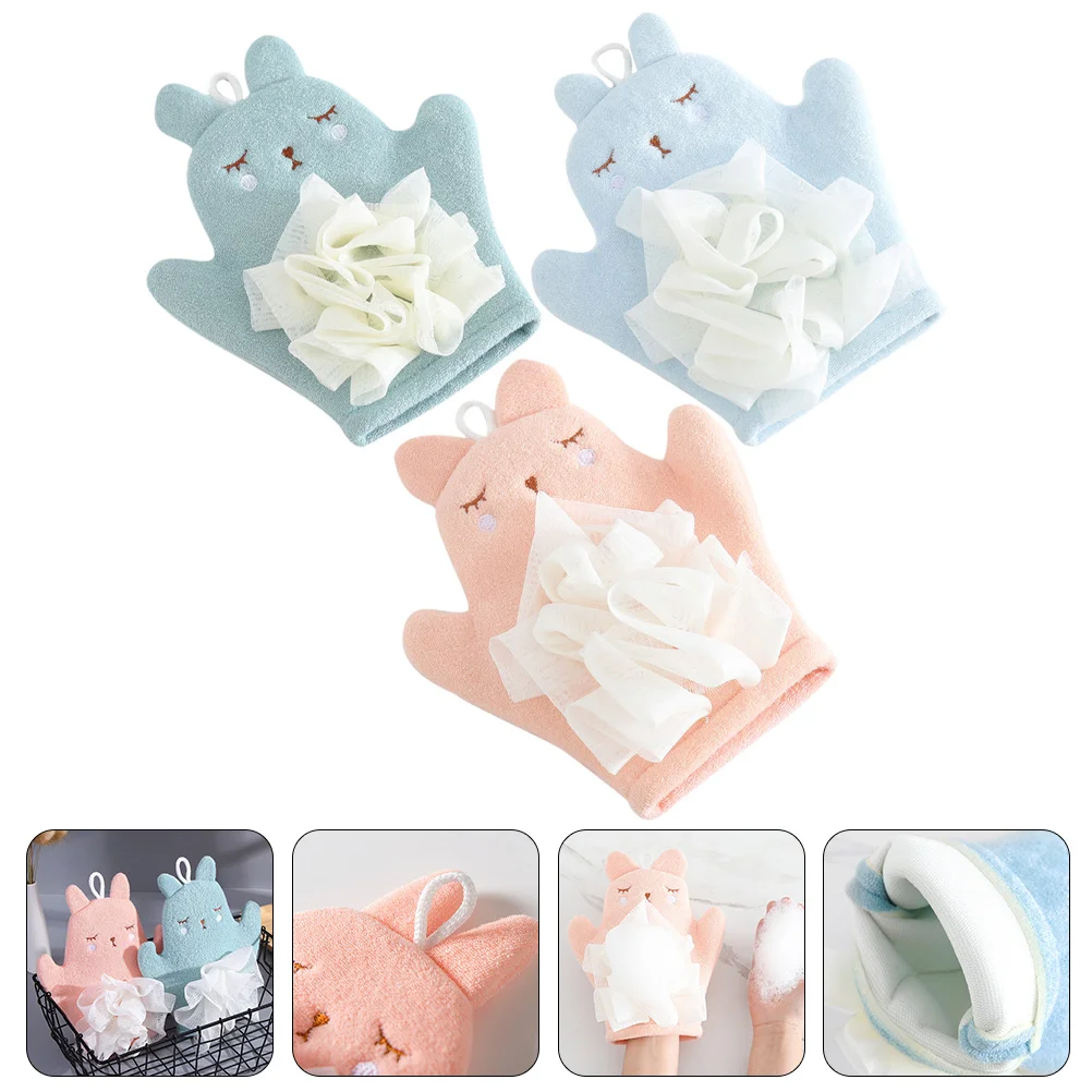 3 Pcs Rabbit Bath Gloves Scrubber Exfoliating for Massage Mitt Mitts Gentle Exfoliation Body
3 Pcs Rabbit Bath Gloves Scrubber Exfoliating for Massage Mitt Mitts Gentle Exfoliation Body