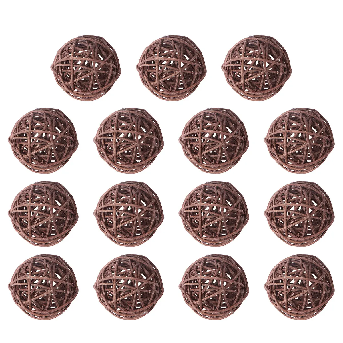15Pcs Vine Ball Decorations Brown 5cm Wear Resistant Hanging Ornaments for Home Office Cafe Christmas Tree DIY Hanging Tree
15Pcs Vine Ball Decorations Brown 5cm Wear Resistant Hanging Ornaments for Home Office Cafe Christmas Tree DIY Hanging Tree