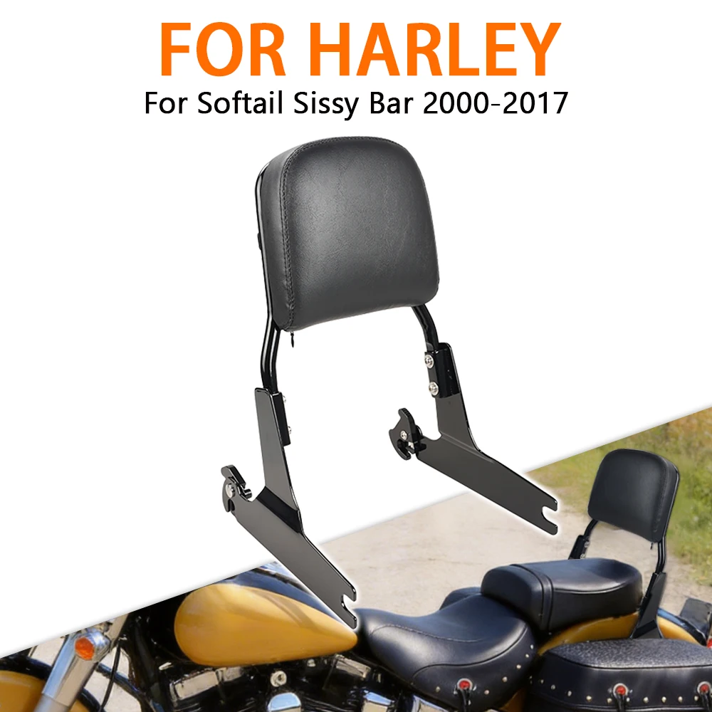 Motorcycle Rear Passenger Detachable Sissy Bar Backrest With Cushion Pad Fit For Harley Softail Heritage Classic 2000 - 2017
Motorcycle Rear Passenger Detachable Sissy Bar Backrest With Cushion Pad Fit For Harley Softail Heritage Classic 2000 - 2017