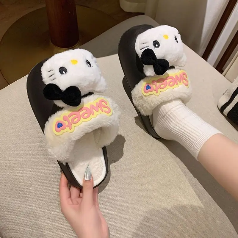 Cute Hairy Shoes Women's Slippers Winter New Cartoon Leopard Pattern Thick Bottom Cotton Slippers Warm Anti-Slip Home Shoes
Cute Hairy Shoes Women's Slippers Winter New Cartoon Leopard Pattern Thick Bottom Cotton Slippers Warm Anti-Slip Home Shoes