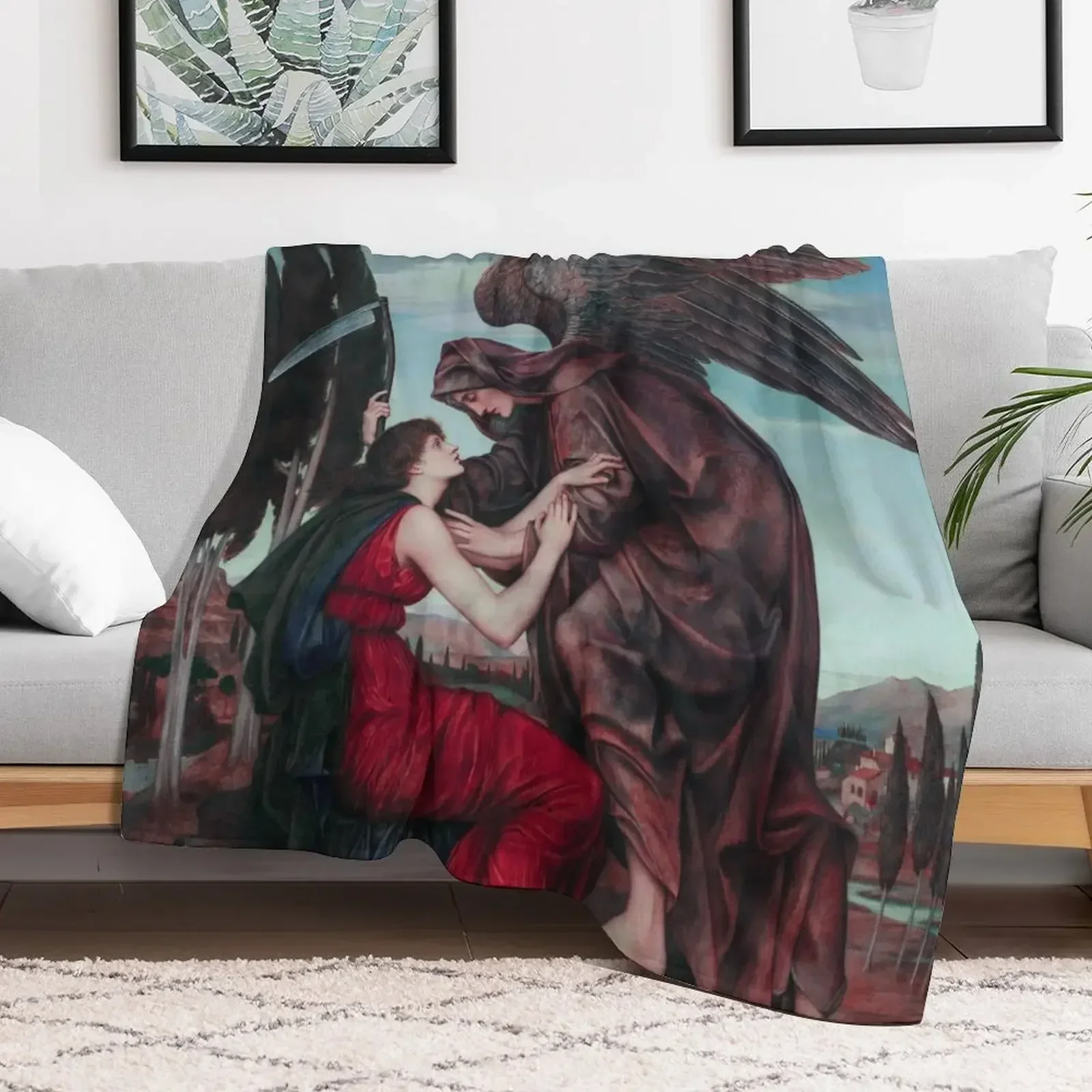 Angel of Death Evelyn De Morgan Painting Throw Blanket Travel Plush Decoratives Flannel Fabric Blankets
Angel of Death Evelyn De Morgan Painting Throw Blanket Travel Plush Decoratives Flannel Fabric Blankets