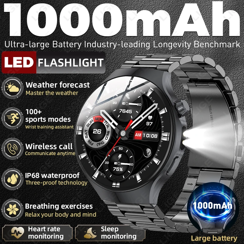 New LIGE Health Smart Watch 1.67'' HD Screen Call Reminder Wireless Calling 1000mAh Large Battey Fitness Tracker Men Smartwatch
New LIGE Health Smart Watch 1.67'' HD Screen Call Reminder Wireless Calling 1000mAh Large Battey Fitness Tracker Men Smartwatch
