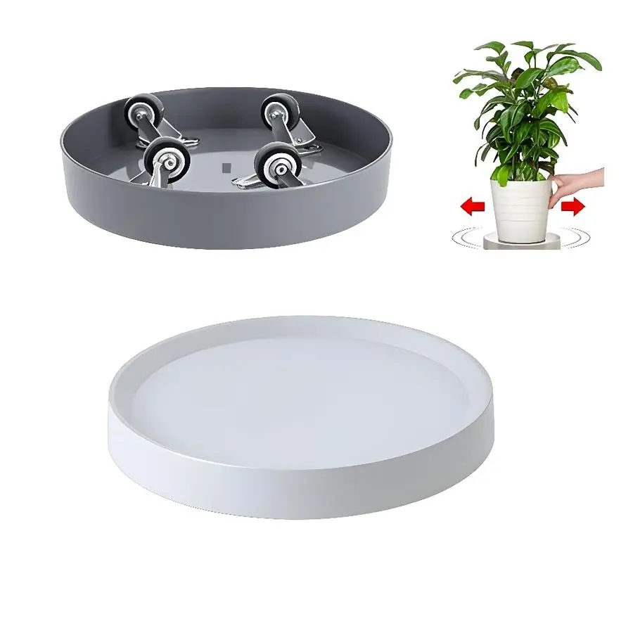 Plant Caddy with Wheels 2Pack Mobile Plant Stand with Hidden Wheels,GrayLight Gray,Round Flower Pot Trolley for Indoor Outdoor
Plant Caddy with Wheels 2Pack Mobile Plant Stand with Hidden Wheels,GrayLight Gray,Round Flower Pot Trolley for Indoor Outdoor