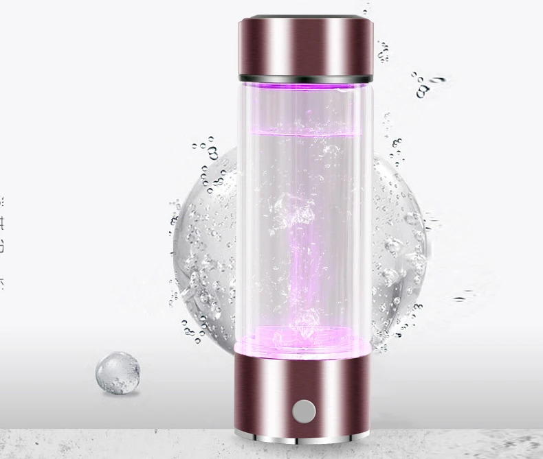 OEM 400ML Colorful LED Double Layer Eco-friendly Japan SPE/PEM Portable Hydrogen Rich Water Cup Generator Machine 
OEM 400ML Colorful LED Double Layer Eco-friendly Japan SPE/PEM Portable Hydrogen Rich Water Cup Generator Machine