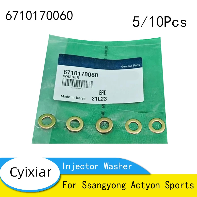 Brand New Genuine Injector Washer 6710170060 For Ssangyong Actyon Sports 67101-70060
Brand New Genuine Injector Washer 6710170060 For Ssangyong Actyon Sports 67101-70060