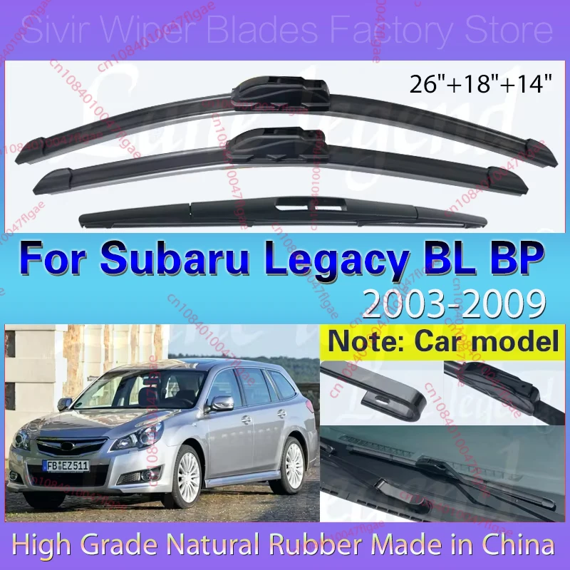 Car Wiper For Subaru Legacy BL BP 2003 - 2009 Front Wiper Blades Soft Rubber Windscreen Wipers Auto Windshield 2007 2008 24"+19"
Car Wiper For Subaru Legacy BL BP 2003 - 2009 Front Wiper Blades Soft Rubber Windscreen Wipers Auto Windshield 2007 2008 24"+19"