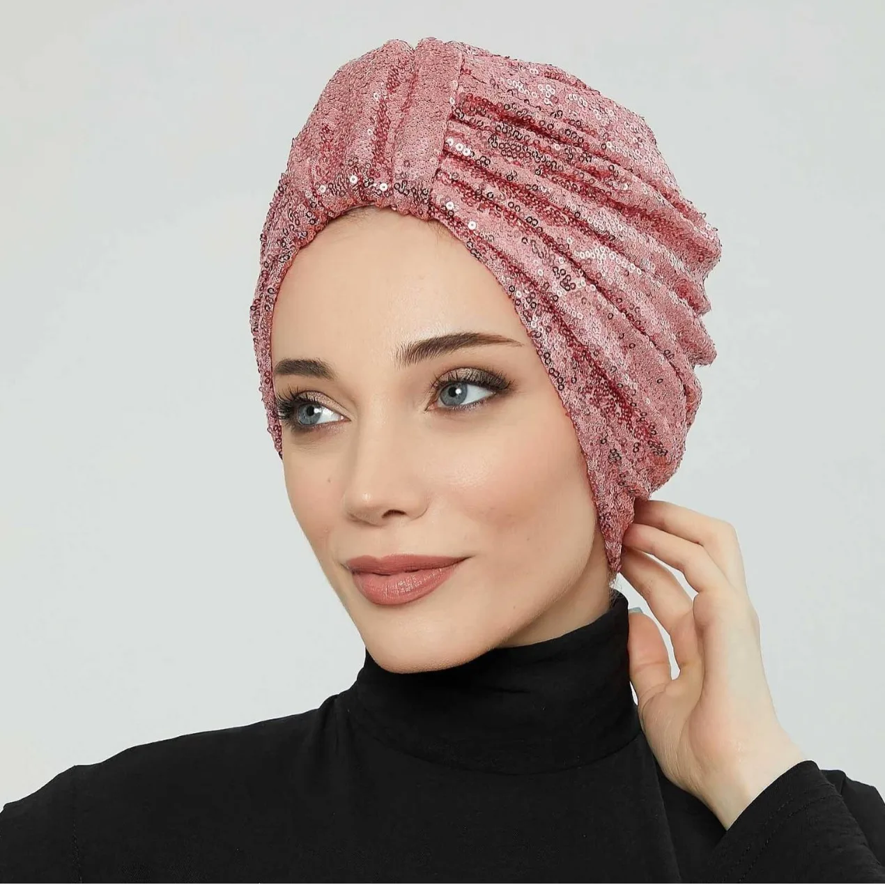 Muslim Sequin Turban Hat Women Hijabs Bandanas Shimmer Indian Bonnet Chemo Caps African Head Wraps Beanies Hair Loss Headscarf
Muslim Sequin Turban Hat Women Hijabs Bandanas Shimmer Indian Bonnet Chemo Caps African Head Wraps Beanies Hair Loss Headscarf