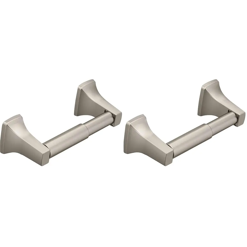 Contemporary Brushed Nickel Toilet Paper Holder, Modern Wall Mounted Toilet Roll Holder, P5050BN (Pack of 2)
Contemporary Brushed Nickel Toilet Paper Holder, Modern Wall Mounted Toilet Roll Holder, P5050BN (Pack of 2)
