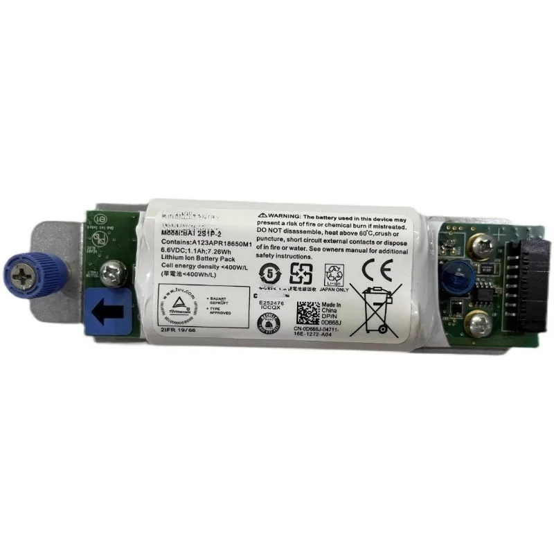 New Original for Dell MD3200 MD3220 MD3200I Controller Battery BAT 2S1P-2 6.6V 1.1Ah 7.26Wh 0D668J D668J
New Original for Dell MD3200 MD3220 MD3200I Controller Battery BAT 2S1P-2 6.6V 1.1Ah 7.26Wh 0D668J D668J