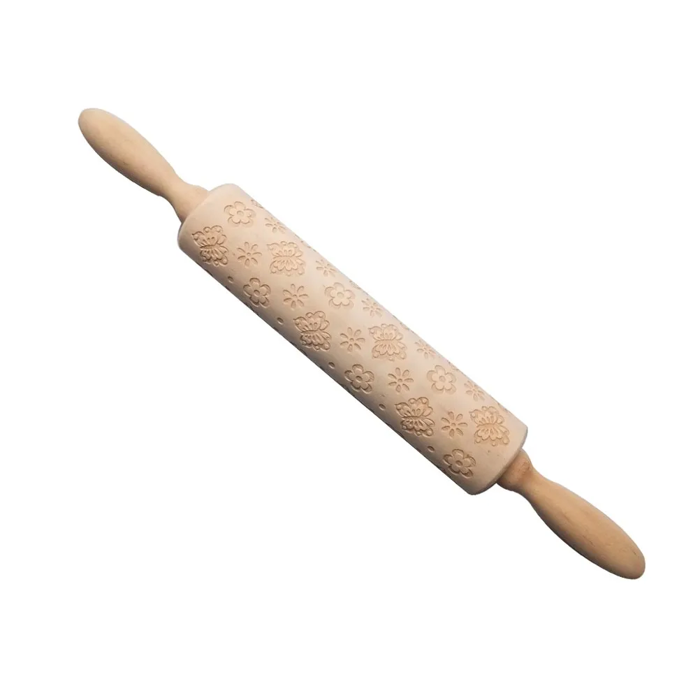 Wooden Rolling Pin Home Baking Pins Bamboo Embossing Printing Sturdy NonSlip Grip H Ideal DIY Professional Cake Shop
Wooden Rolling Pin Home Baking Pins Bamboo Embossing Printing Sturdy NonSlip Grip H Ideal DIY Professional Cake Shop