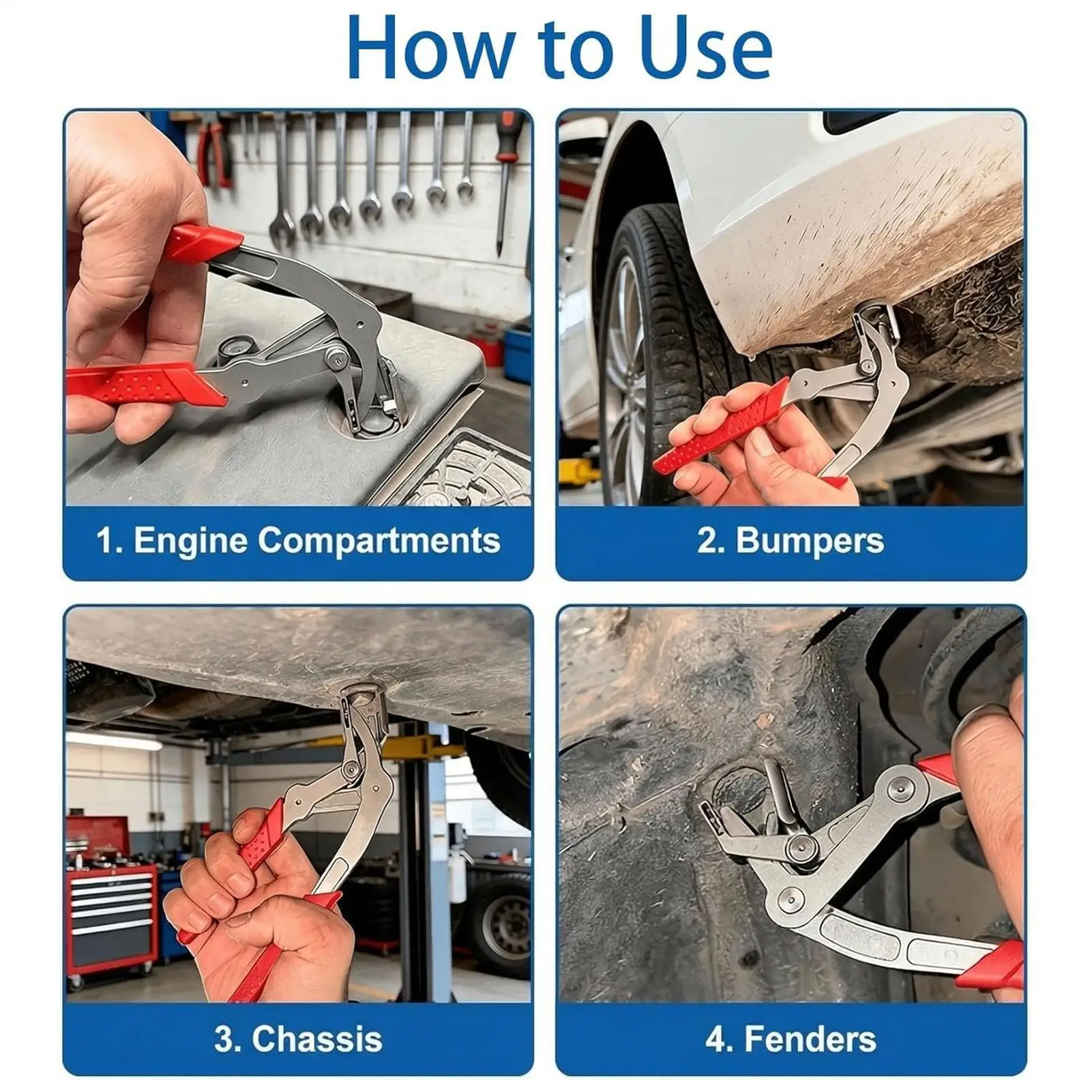 Car Clip Pliers Damage-Free Multi-Functional With Anti-Slip Handle Automotive Clip Removal Pliers For Home Garage Auto Beauty
Car Clip Pliers Damage-Free Multi-Functional With Anti-Slip Handle Automotive Clip Removal Pliers For Home Garage Auto Beauty