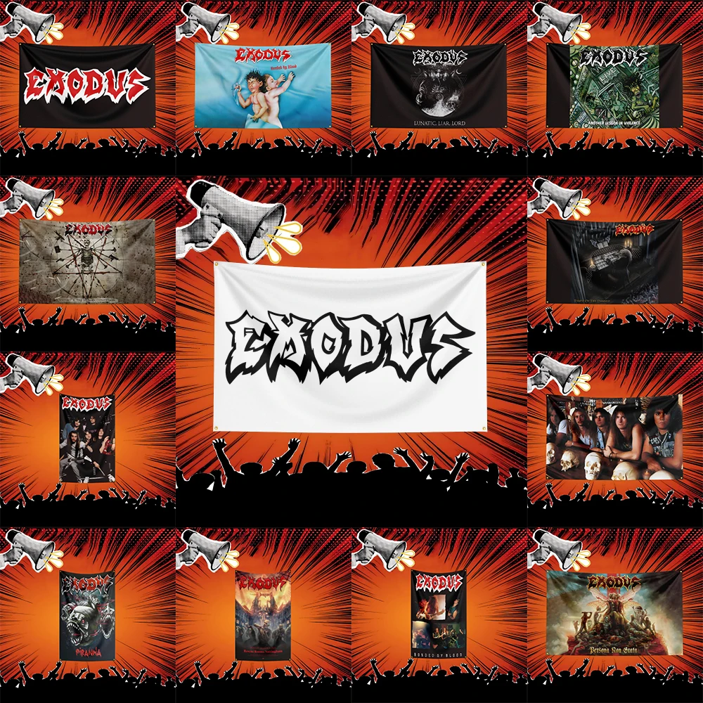 Exodus Inspired Rock Music Flag 3x5 FT Polyester Banner For Bedroom Wall Decor Music Fans Gift
Exodus Inspired Rock Music Flag 3x5 FT Polyester Banner For Bedroom Wall Decor Music Fans Gift