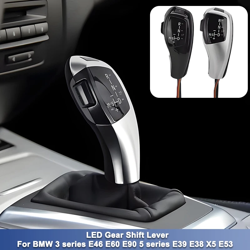 LED Gear Shift Knob Shifter Lever for BMW Series E90 E60 E46 E39 E53 E92 E87 E93 E83 X3 E89 Automatic Car Accessories
LED Gear Shift Knob Shifter Lever for BMW Series E90 E60 E46 E39 E53 E92 E87 E93 E83 X3 E89 Automatic Car Accessories