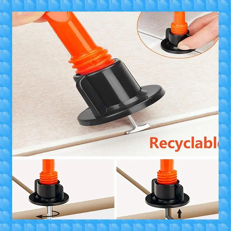Wall Tile Positioning Tool T-Shaped Adjuster With Tile Levelers Wrenches And Tile Spacers
Wall Tile Positioning Tool T-Shaped Adjuster With Tile Levelers Wrenches And Tile Spacers