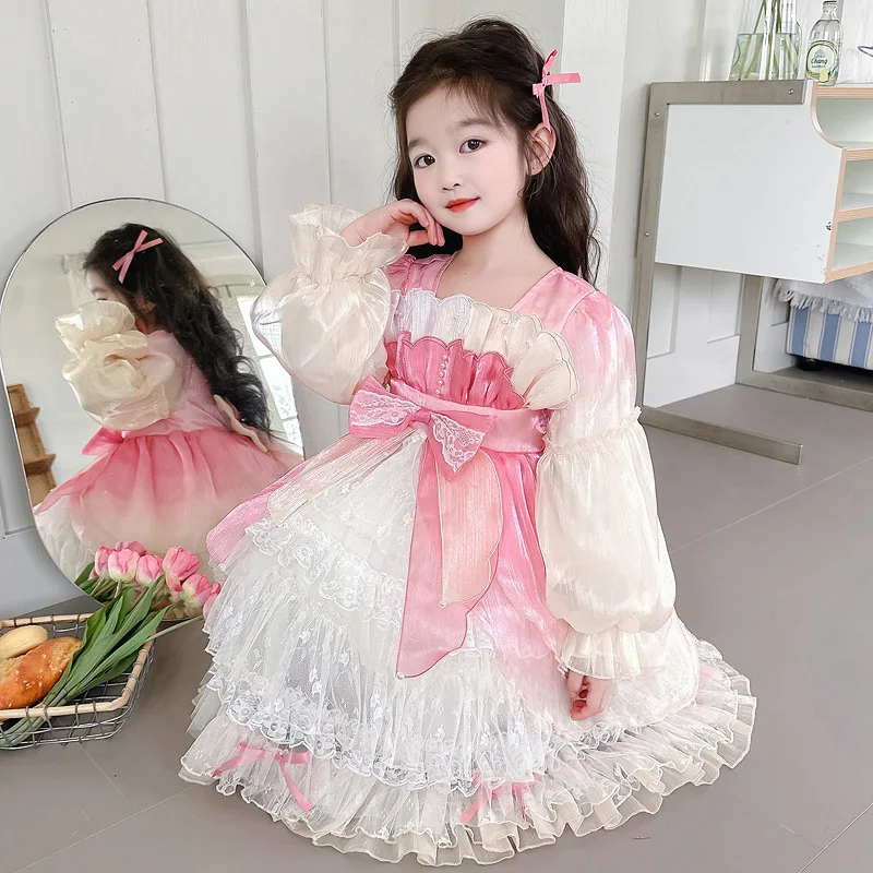 Girls' Princess Dress2025New Children's Early Spring Dress Girl's Birthday Dress Puffy Gauze Skirt
Girls' Princess Dress2025New Children's Early Spring Dress Girl's Birthday Dress Puffy Gauze Skirt