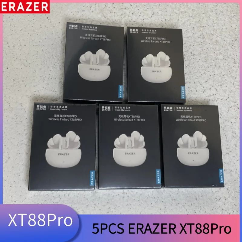 5 шт. ERAZER XT88Pro TWS беспроводные наушники Bluetooth 5,3 двойной стерео шумоподавление бас сенсорное управление длительный режим ожидания 250 мАч
5 шт. ERAZER XT88Pro TWS беспроводные наушники Bluetooth 5,3 двойной стерео шумоподавление бас сенсорное управление длительный режим ожидания 250 мАч